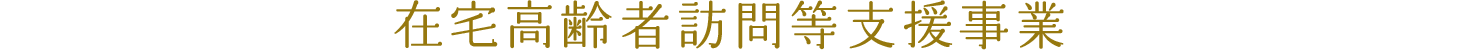 在宅高齢者訪問等支援事業